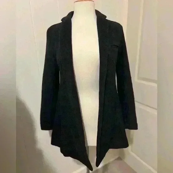 Co $1295 Wool Charcoal Gray Italian Coat Jacket Blazer Fall Luxury‎ City - Picture 11 of 15